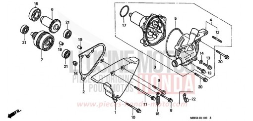 POMPE A EAU VT1100C3X de 1999
